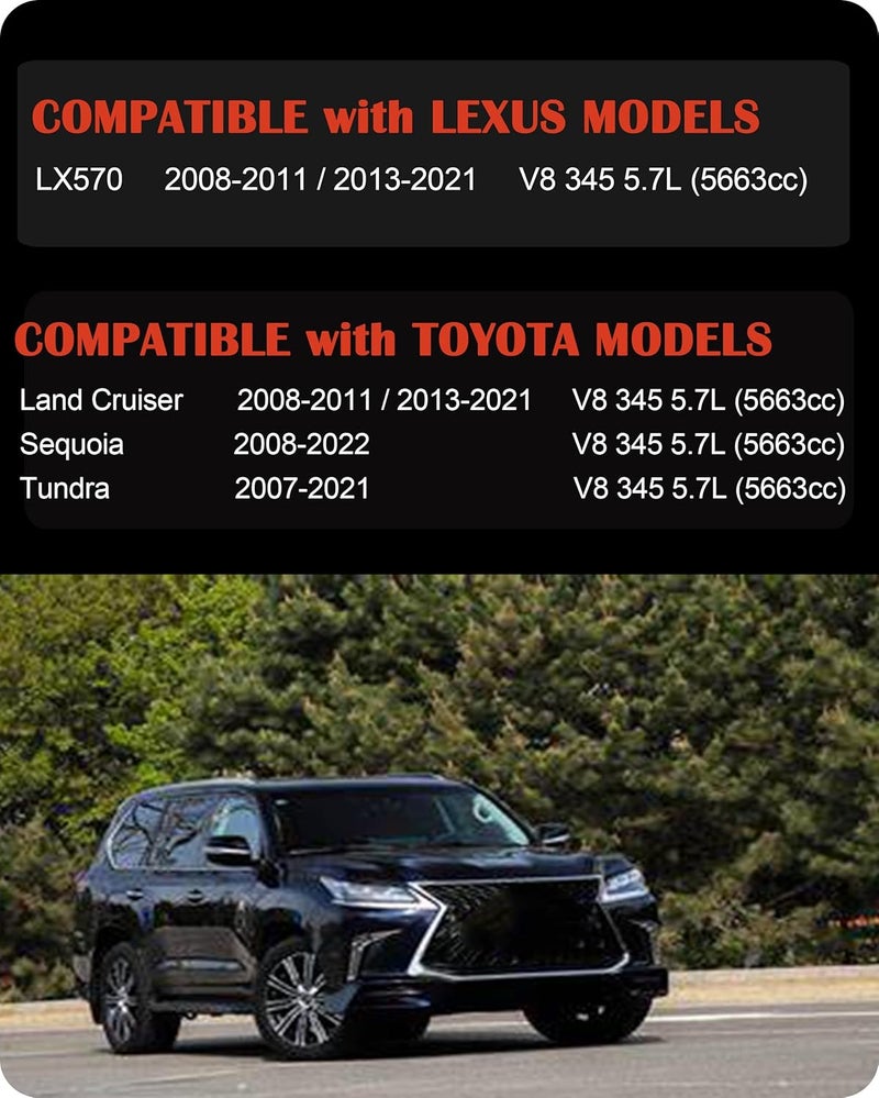 USTAR Secondary Air Injection Check Valve Compatible with Lexus LX570 Toyota Land Cruiser Sequoia Tundra V8 5.7L Replaces 25701-38064 25701-38060 911-643 119137 - Image 2